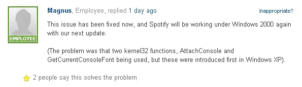 Magnus Spotify fix explanation